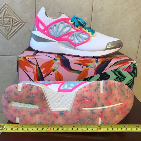 NIB PUMA x SOPHIA WEBSTER CAGE SNEAKERS Shoes US 9 - Picture 11 of 14